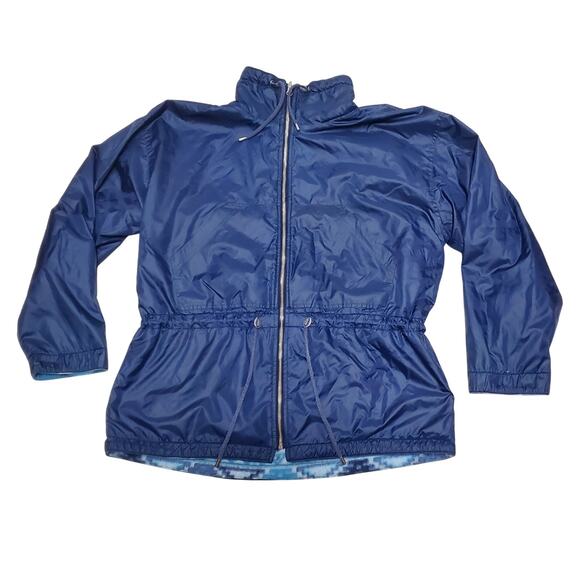 Navajo Native Aztec Thunderbird Fleece Reversible Jacket Vtg Sz M 90s - Picture 5 of 11